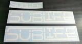 SubLife euro decal 3-Pack (2pcs of 8" SubLife euro and 1pc of 4" SubLife euro decal)