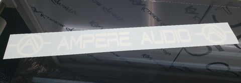 Ampere Audio Windshield Decal