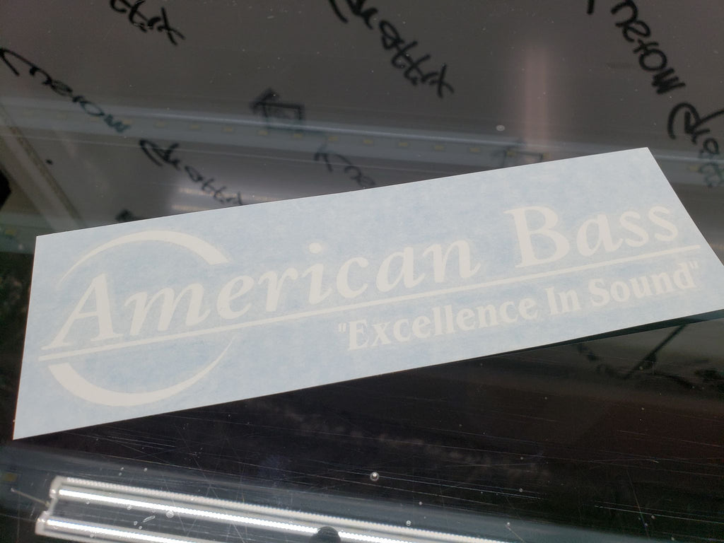 American Bass Decal